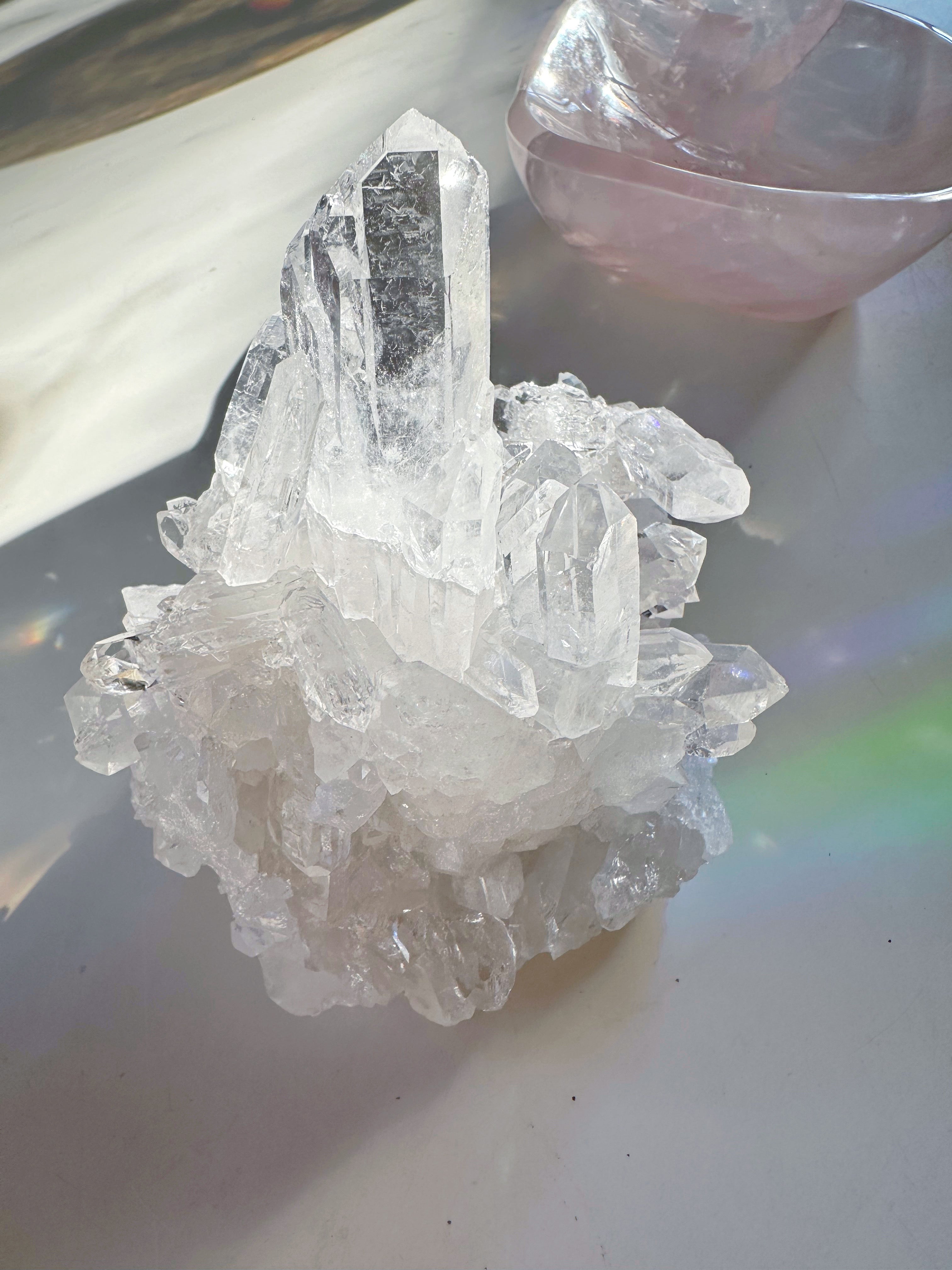 Clear Quartz Cluster - Baltic Mermaid