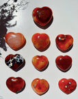 Carnelian Agate Hearts