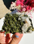 Epidote Quartz Cluster