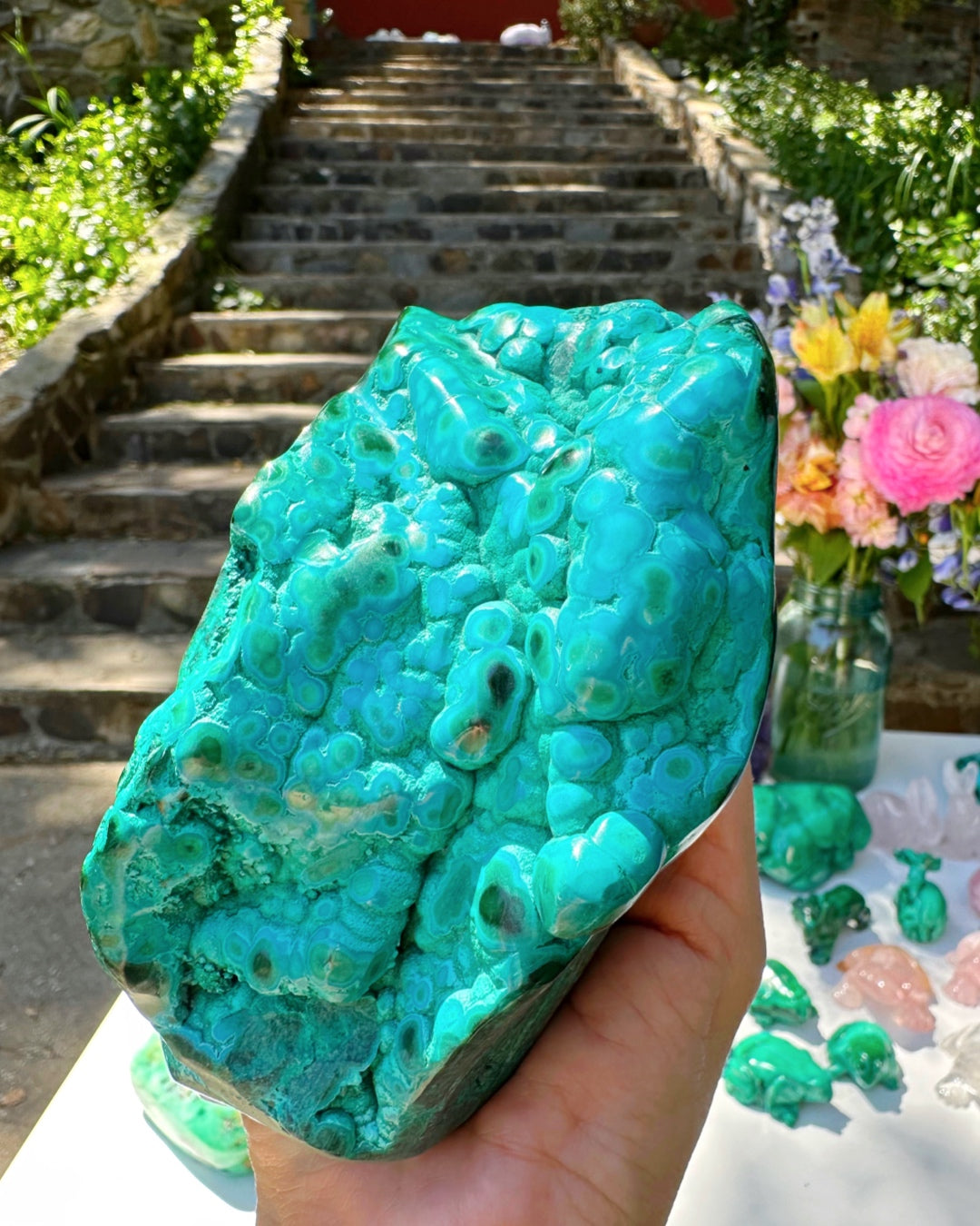 Chrysocolla w/ Malachite - Baltic Mermaid