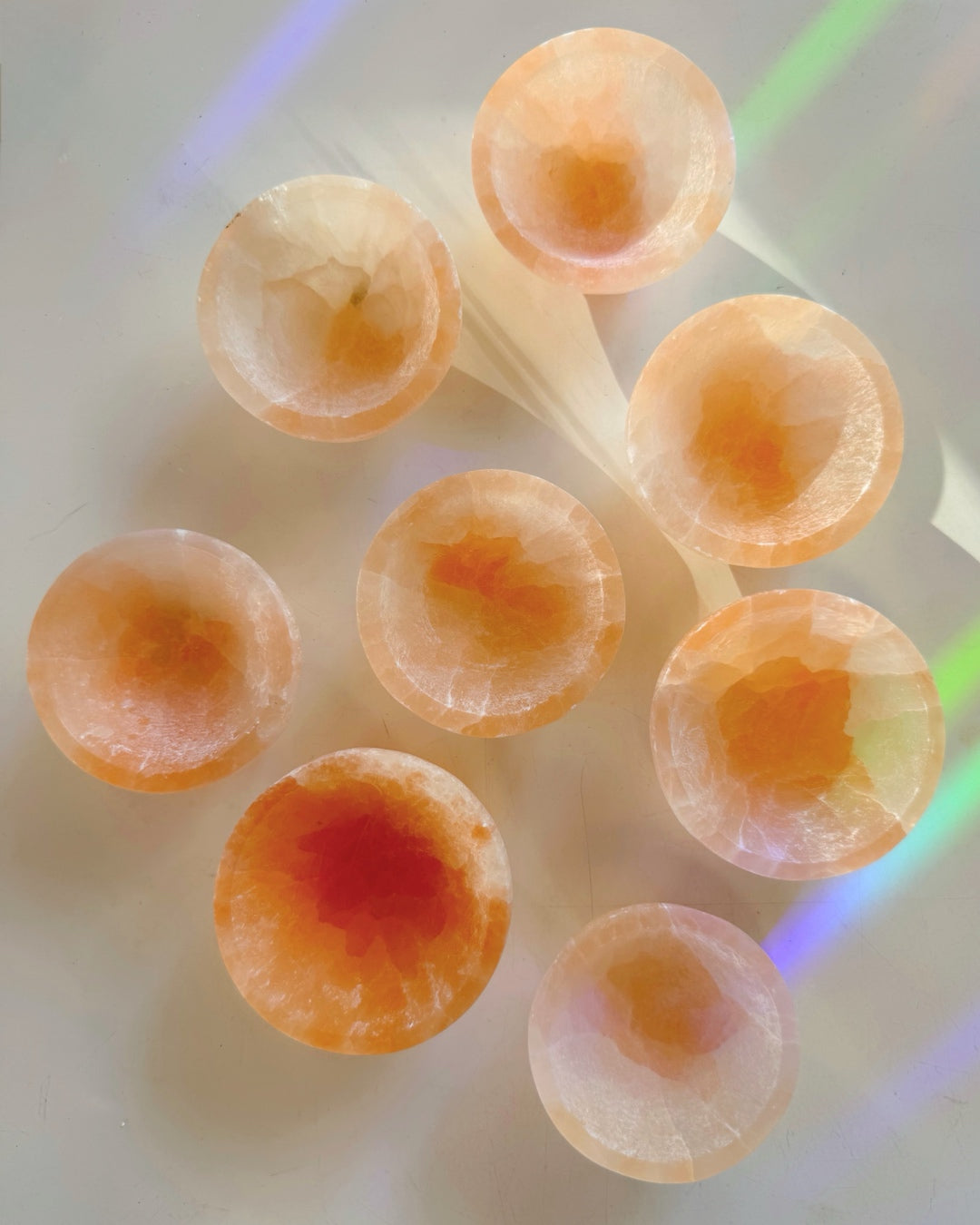 Peach Selenite Lil Bowls - Baltic Mermaid