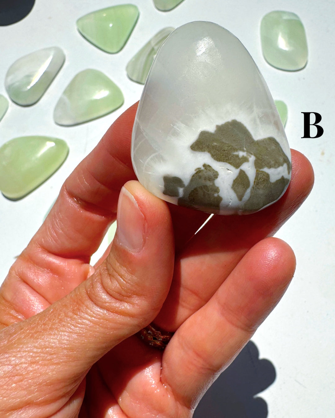 Green Calcite Cabs - Baltic Mermaid
