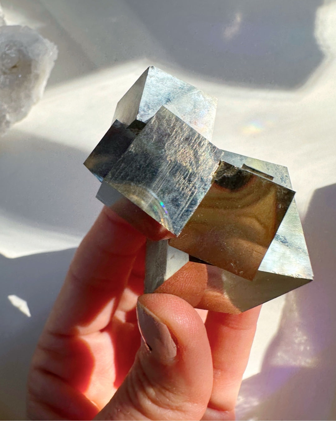 Pyrite Cube Cluster - AAA - Baltic Mermaid