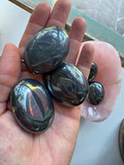 Hematite Palm Stones Baltic Mermaid