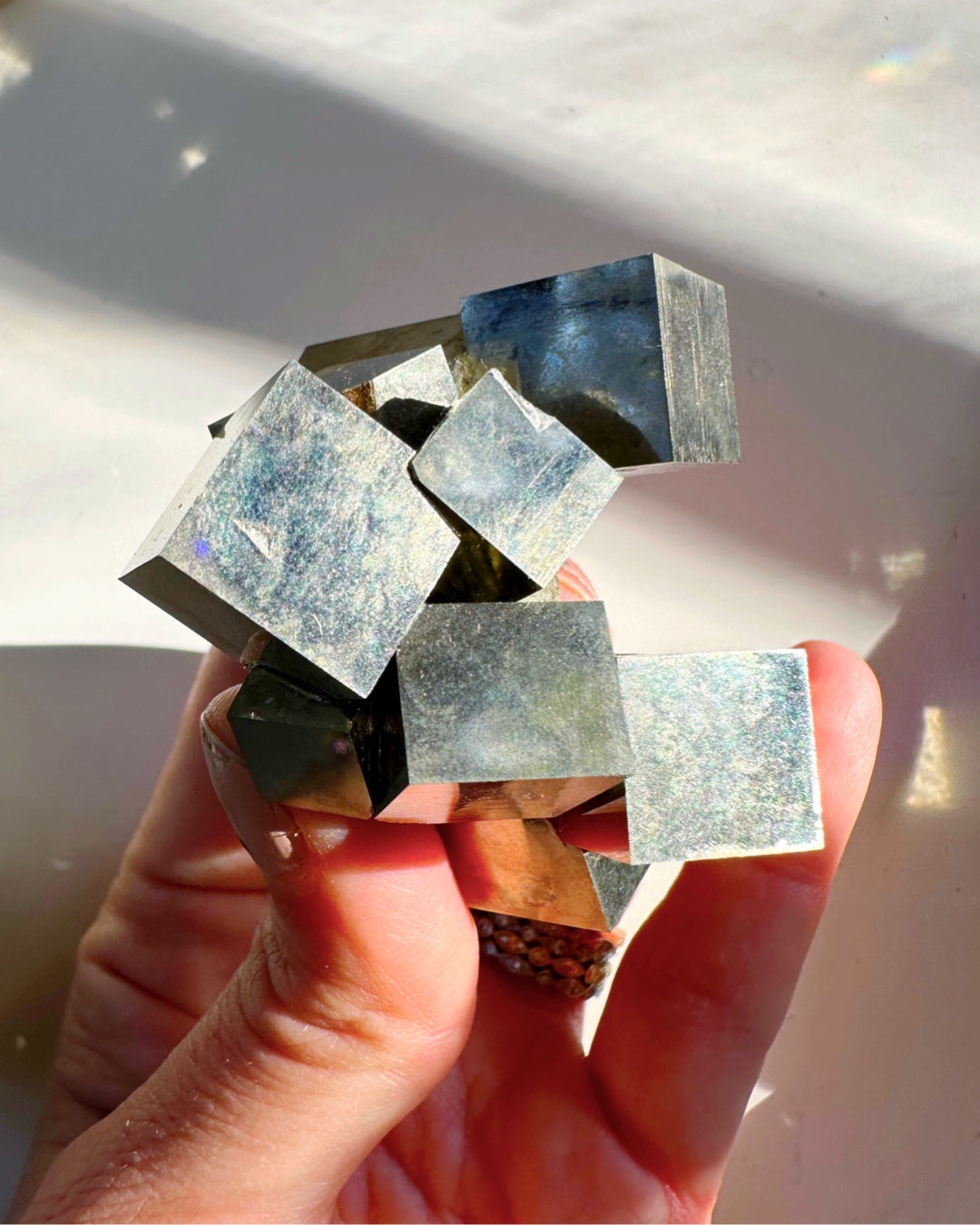 Pyrite Cube Cluster - AAA - Baltic Mermaid