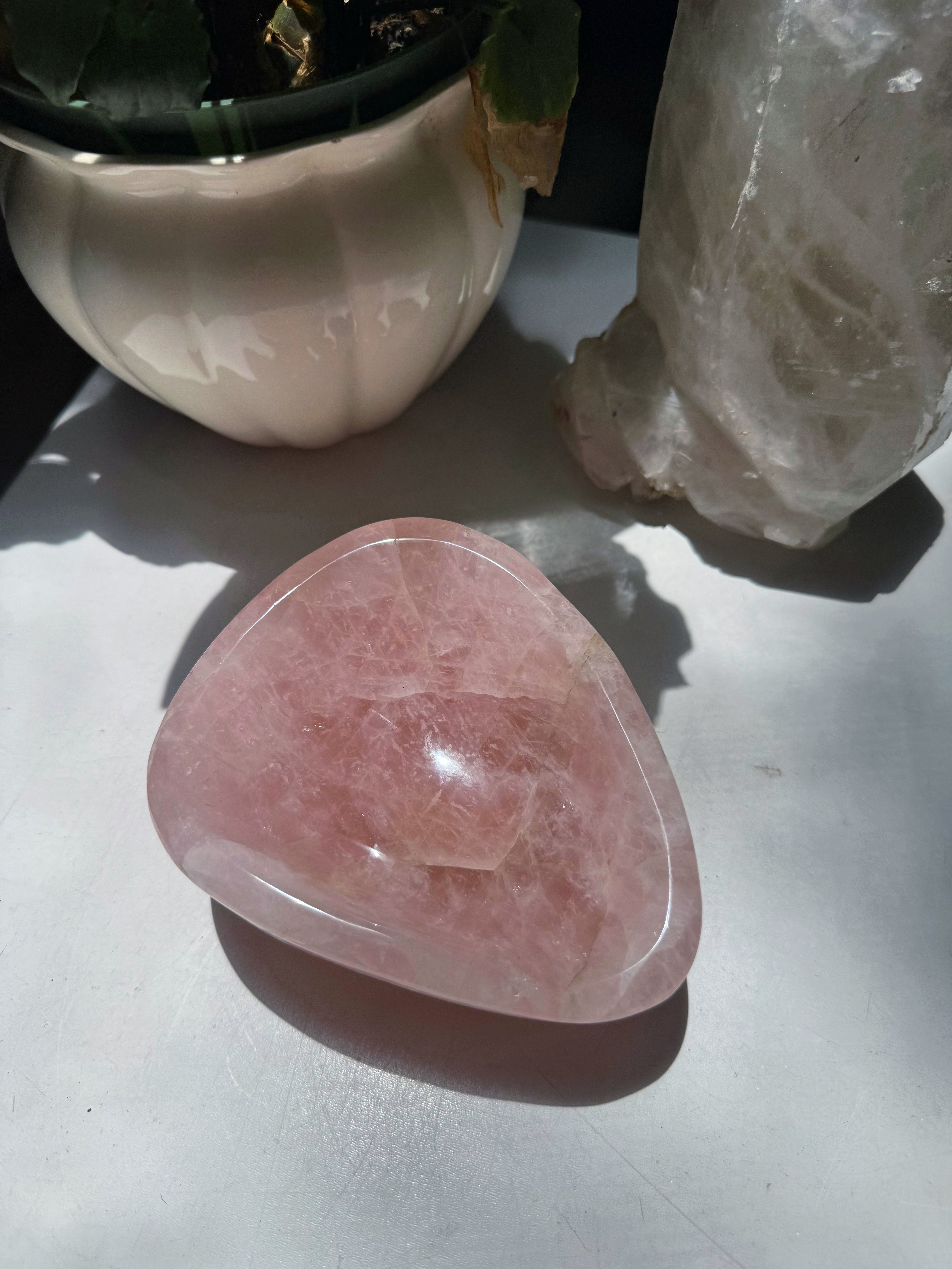 Rose Quartz Bowl Baltic Mermaid
