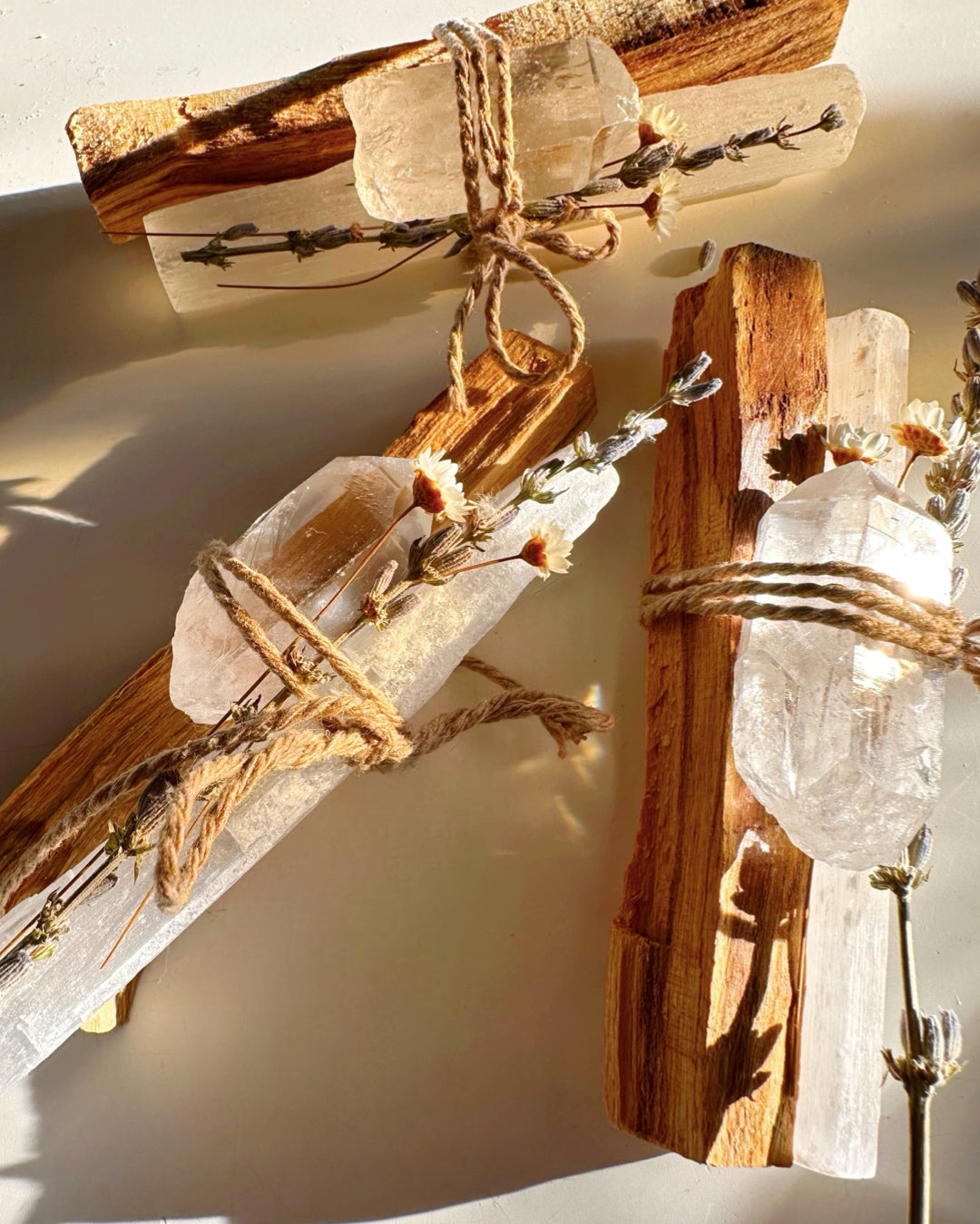 Palo Santo, Quartz & Selenite Bundle - Baltic Mermaid