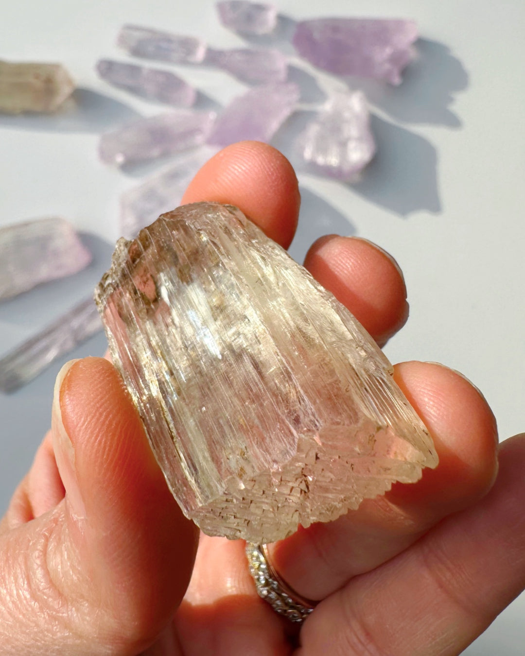 Raw Kunzite