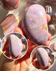 Phosphosiderite Palm Stones - AAA