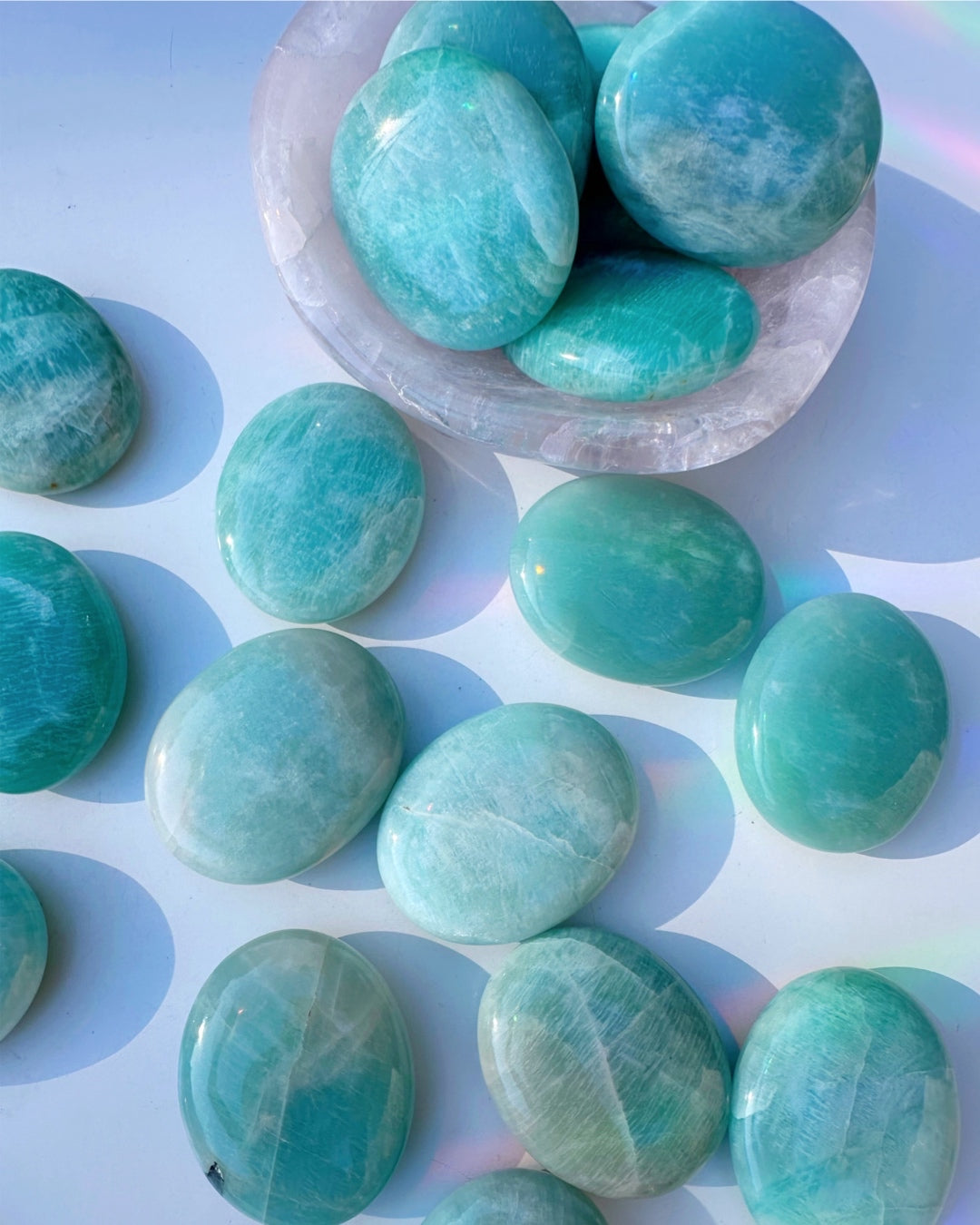 Amazonite Palm Stones - Baltic Mermaid