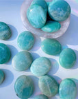 Amazonite Palm Stones