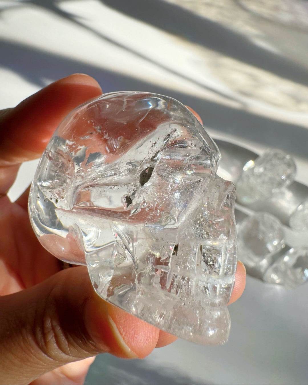 Clear Quartz Skull