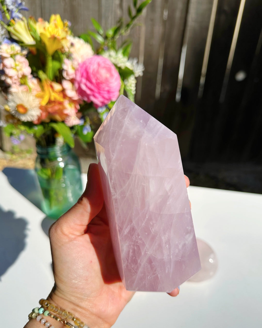 Rose Quartz Tower - Baltic Mermaid