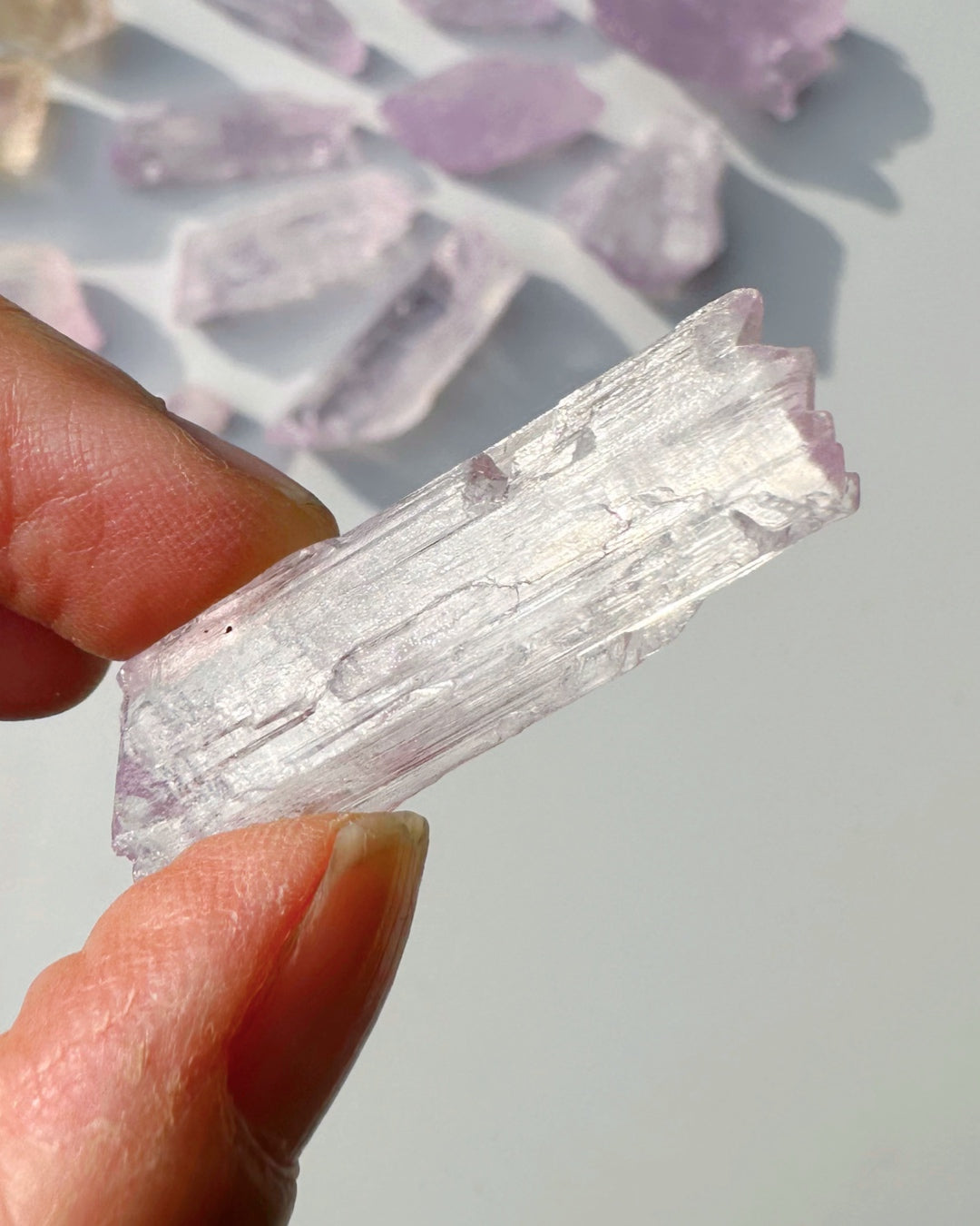 Raw Kunzite