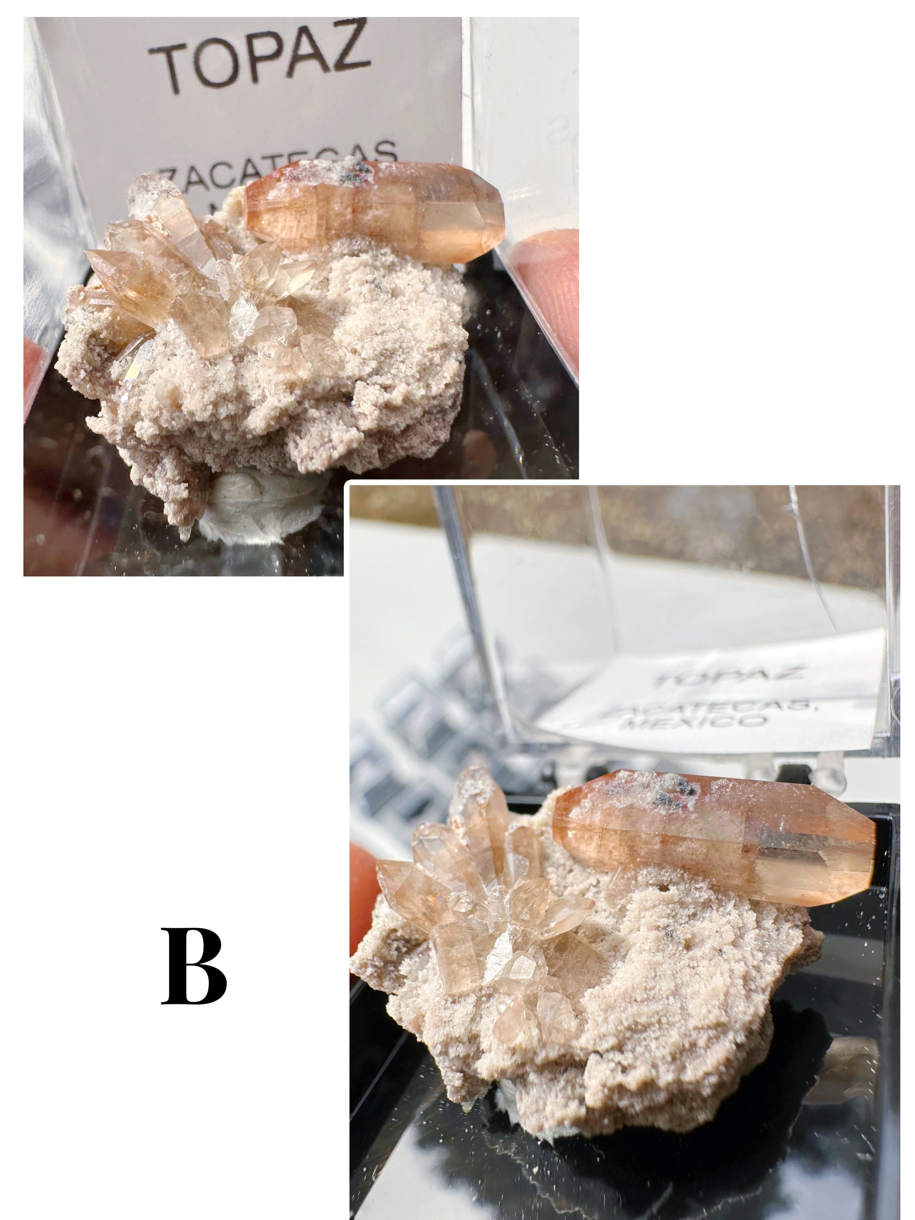 Natural Topaz Thumbnails in a Perky Box - from Zacatecas, Mexico - Baltic Mermaid