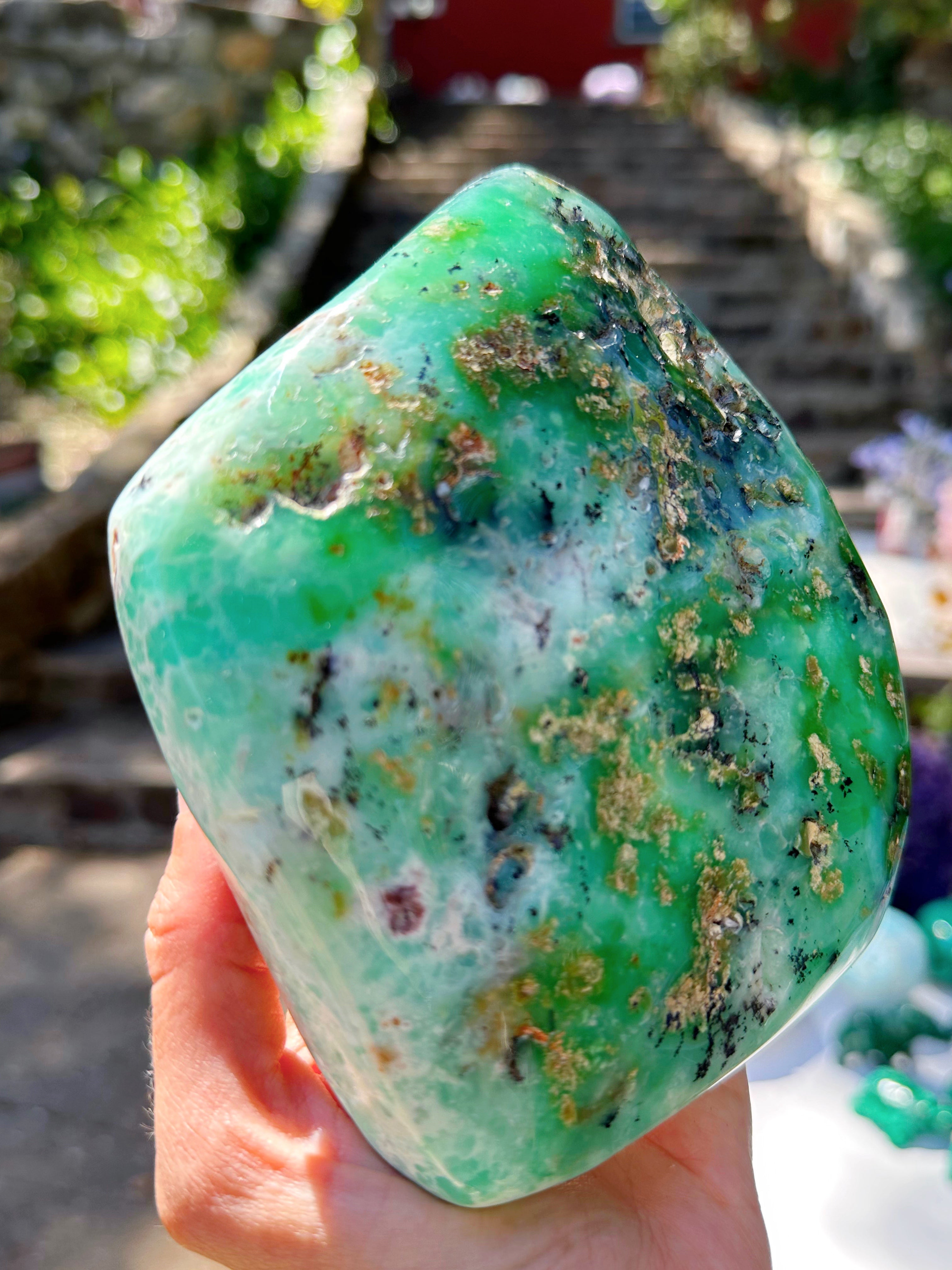 Chrysoprase Freeform - from Australian - Baltic Mermaid