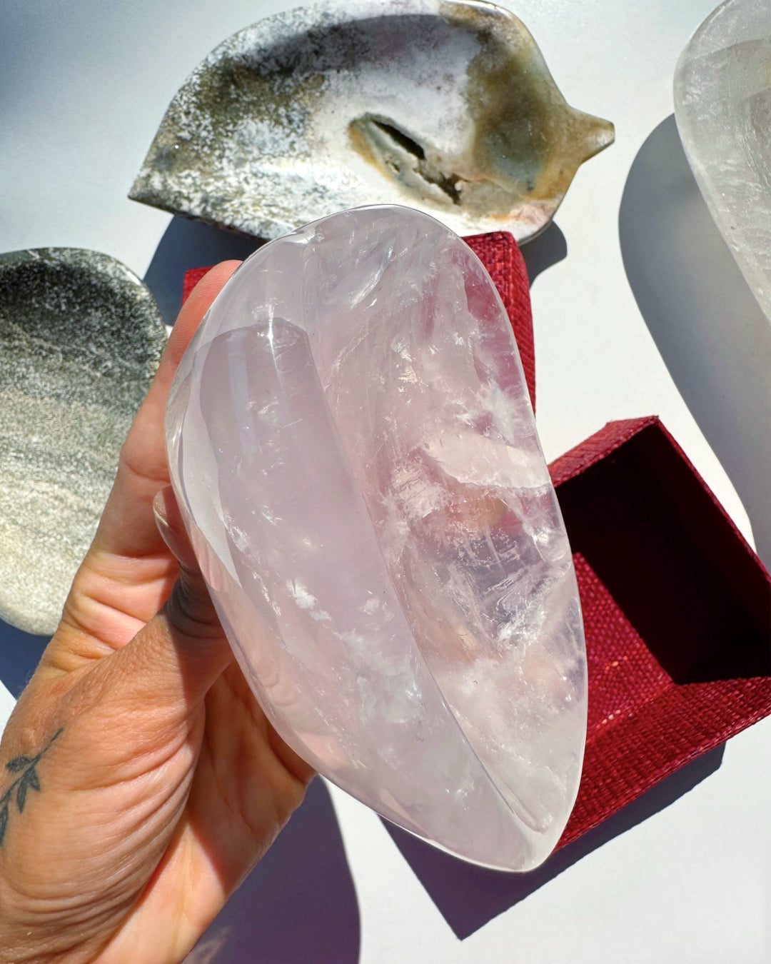 Rose Quartz Dish - Baltic Mermaid