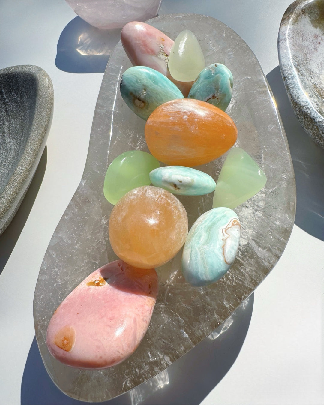 Light Smoky Quartz Dish - Baltic Mermaid