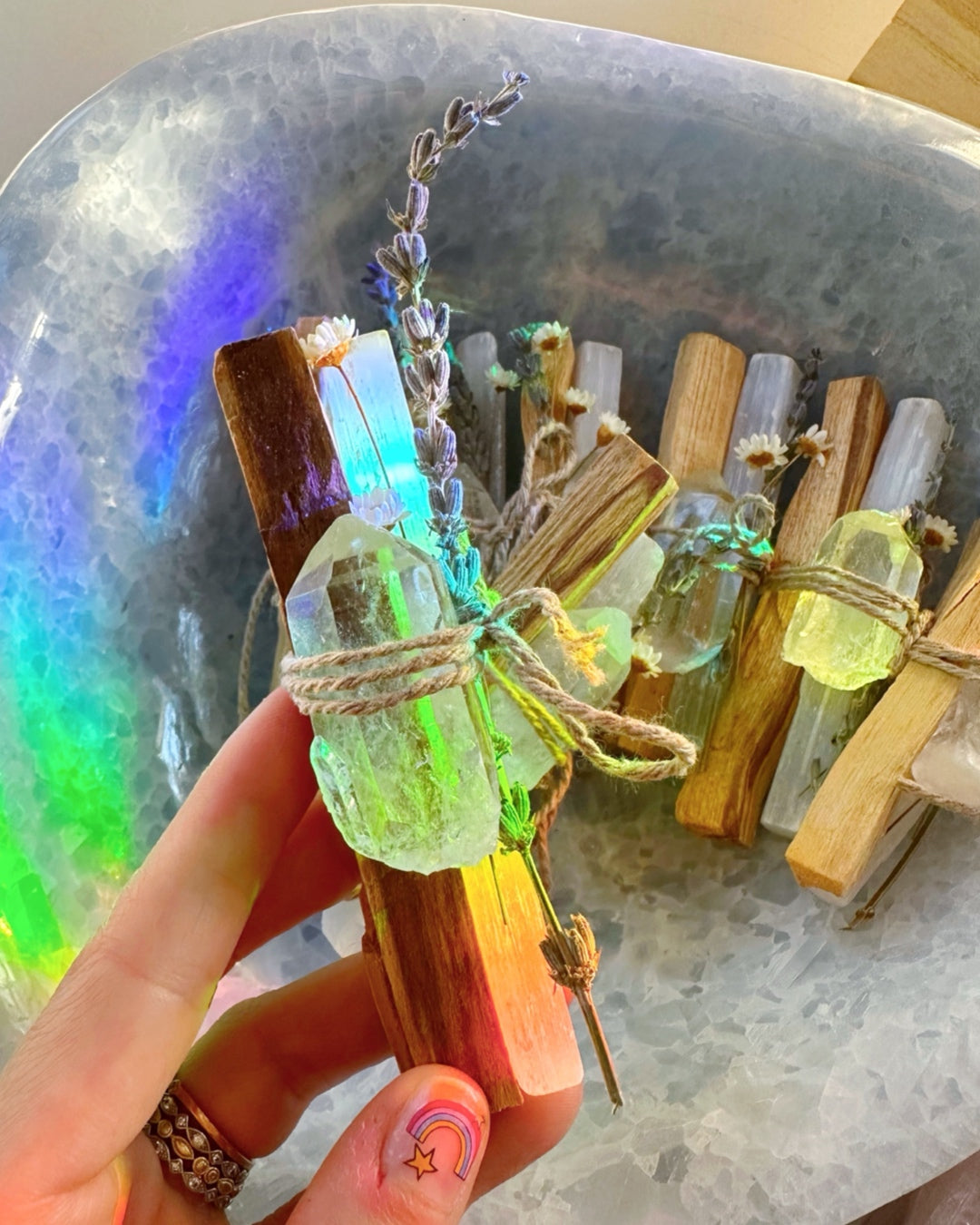 Palo Santo, Quartz & Selenite Bundle - Baltic Mermaid