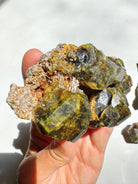 Rare Mali Green Grossular Andradite Garnet w/ Clinochlore AAA Quality Baltic Mermaid