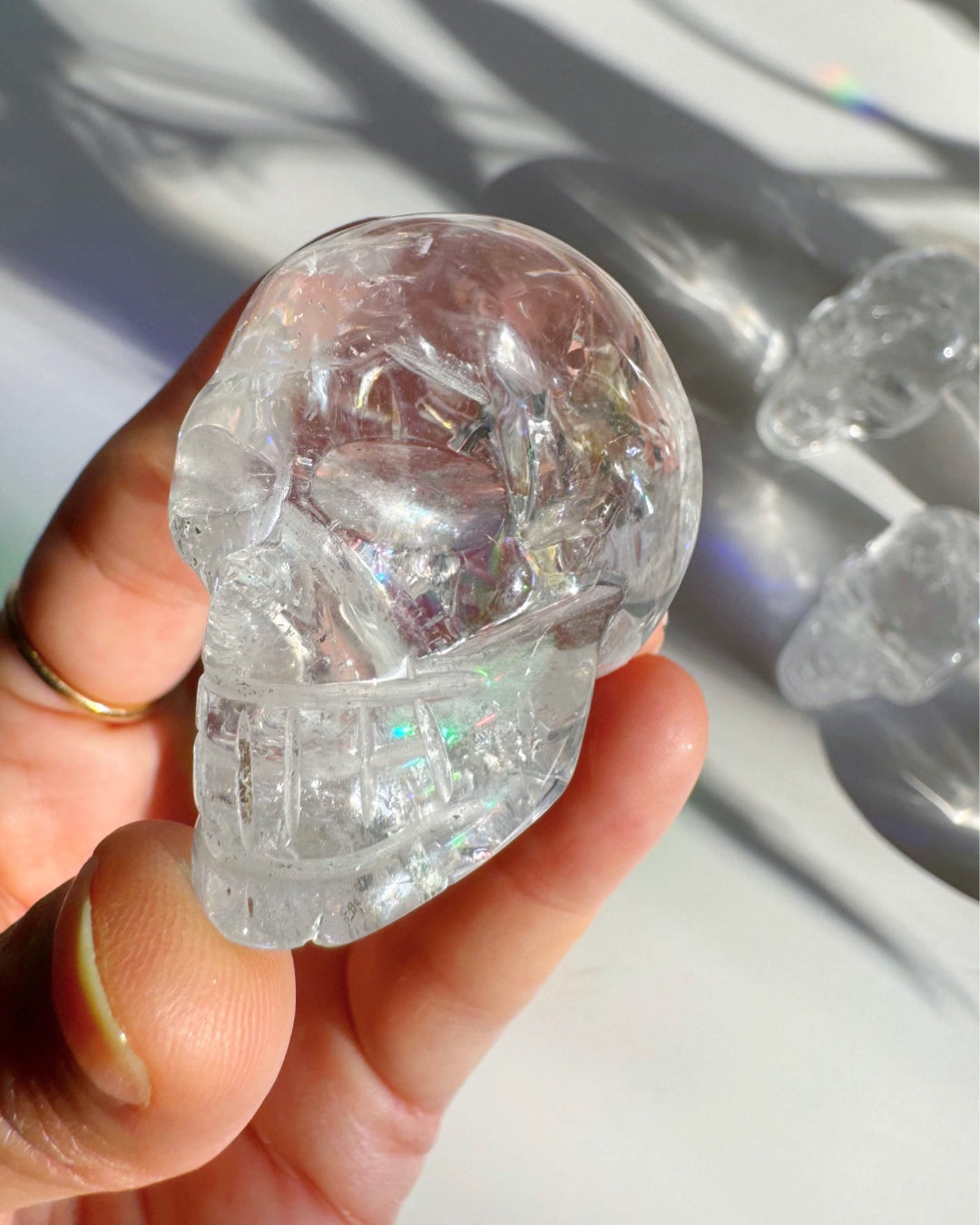 Clear Quartz Skull - Baltic Mermaid