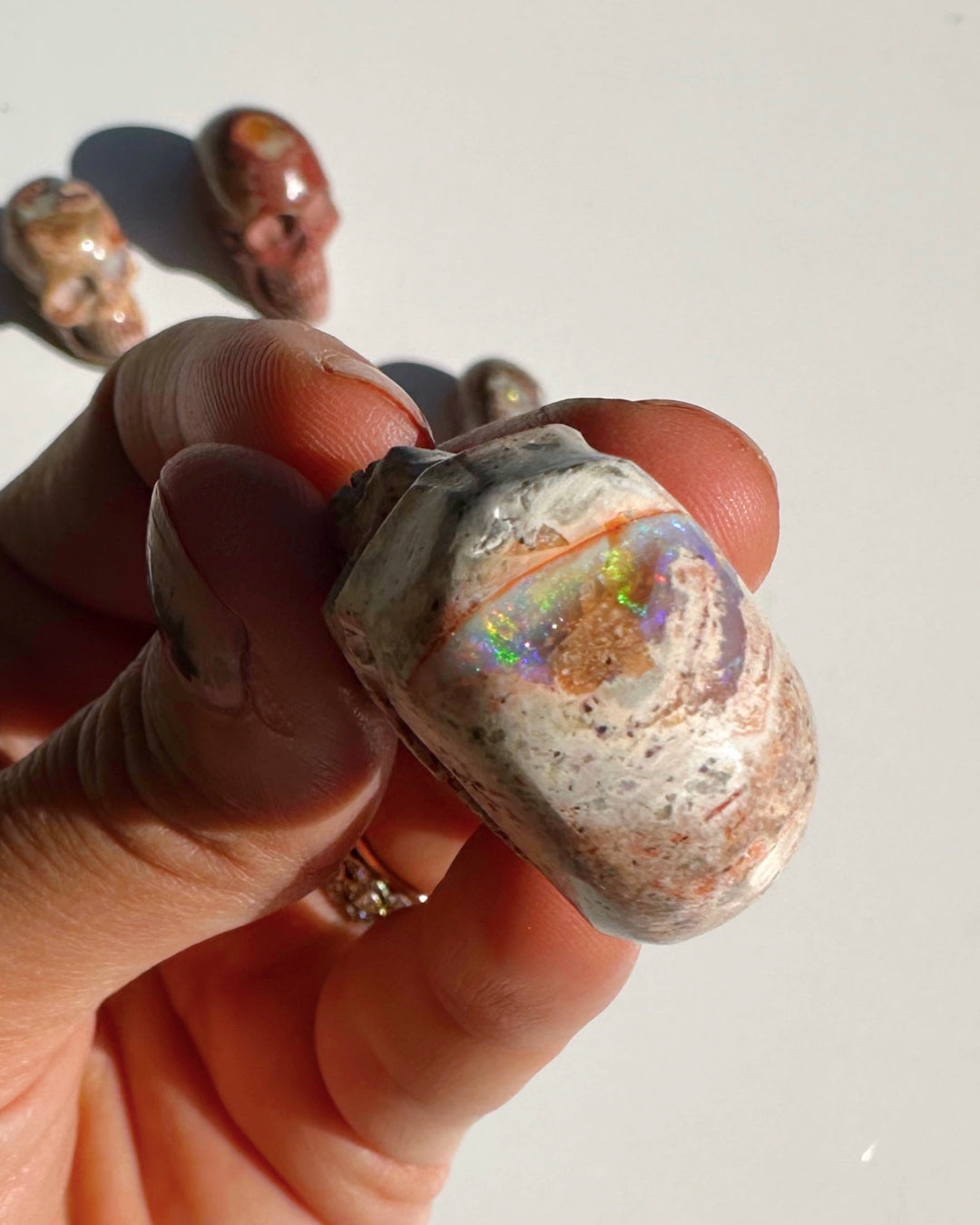 Cantera Opal Skull - Baltic Mermaid