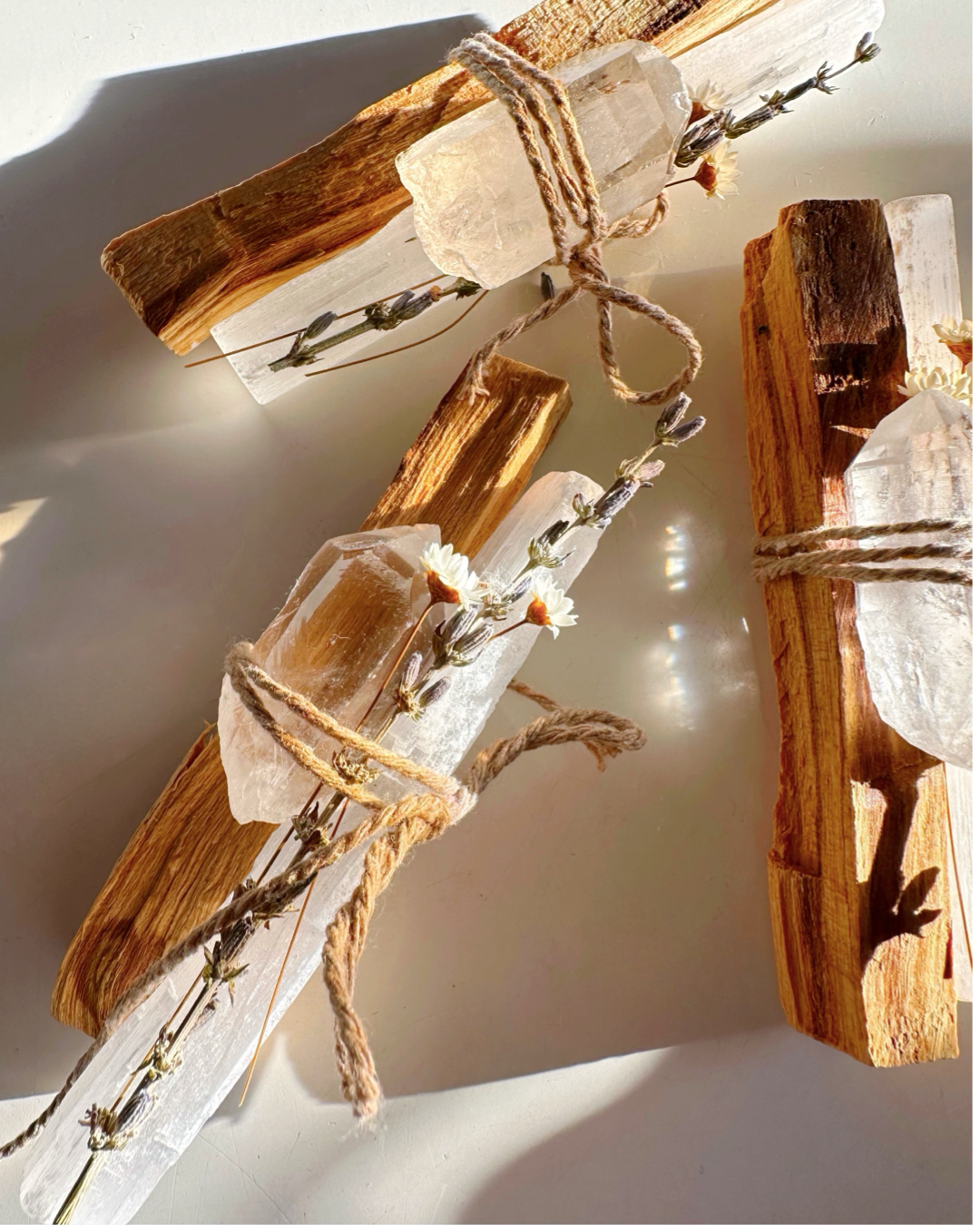 Palo Santo, Quartz & Selenite Bundle - Baltic Mermaid