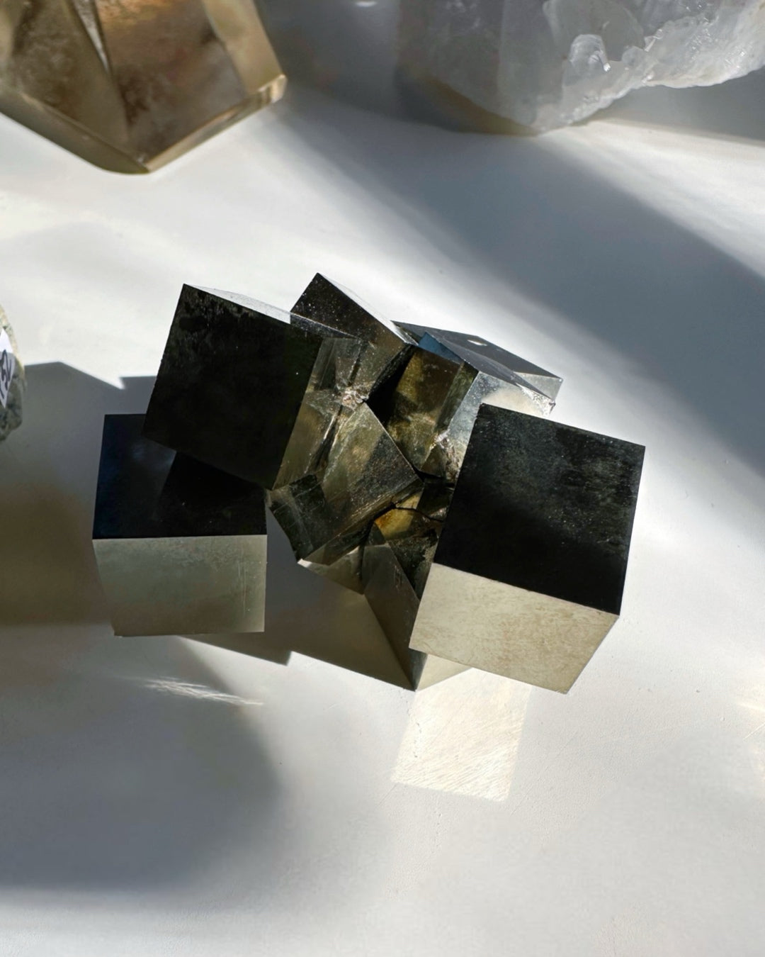 Pyrite Cube Cluster - AAA - Baltic Mermaid