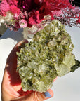 Epidote Quartz Cluster