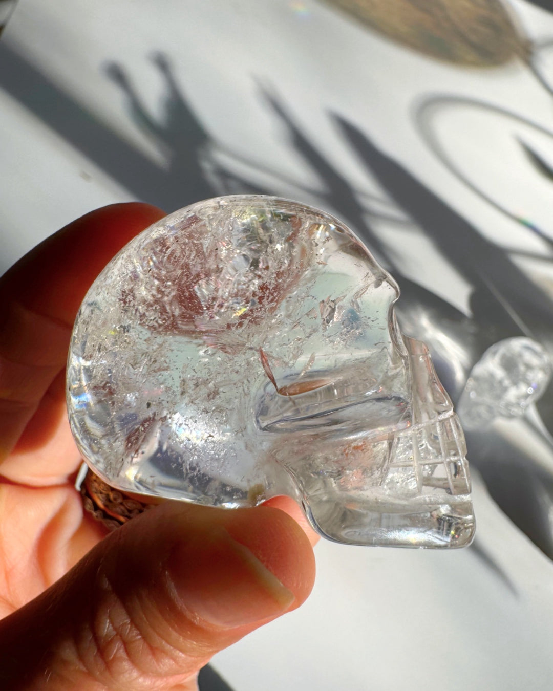 Clear Quartz Skull - Baltic Mermaid