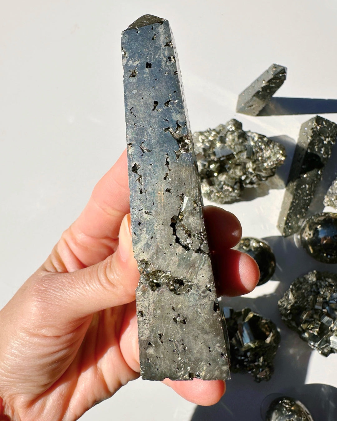 Pyrite Obelisk - Baltic Mermaid