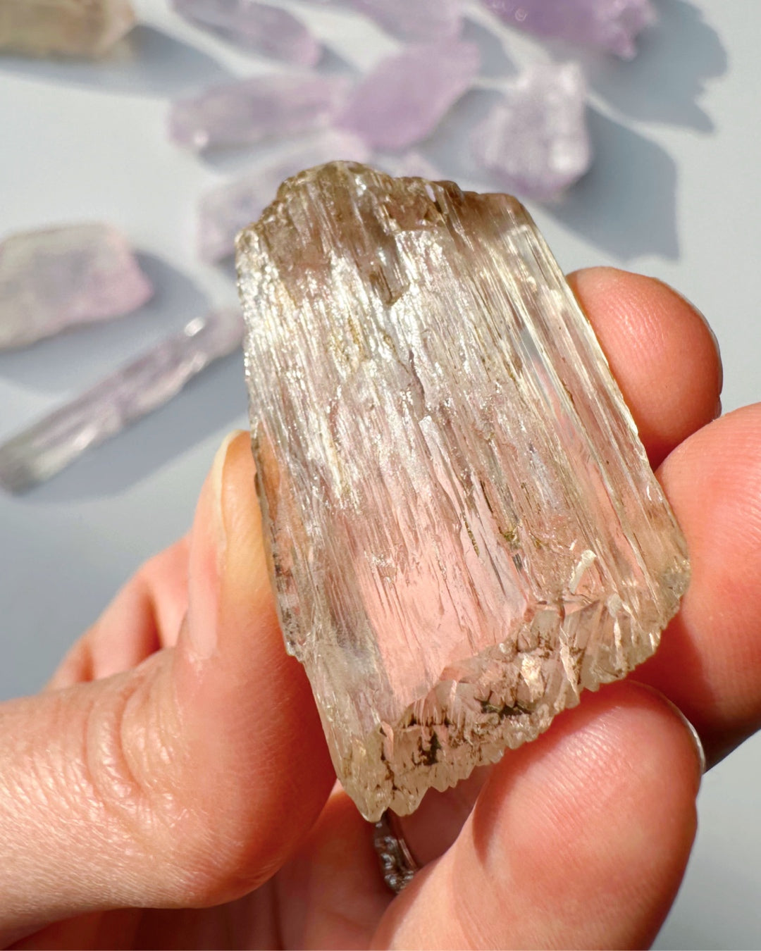 Raw Kunzite