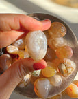 Flower Agate Tumbled Stones