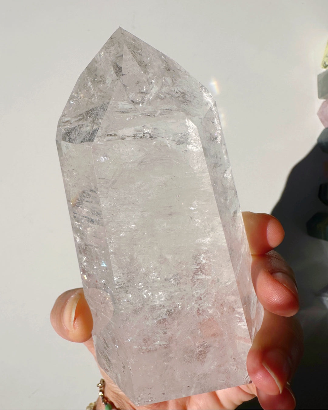 Clear Quartz Tower