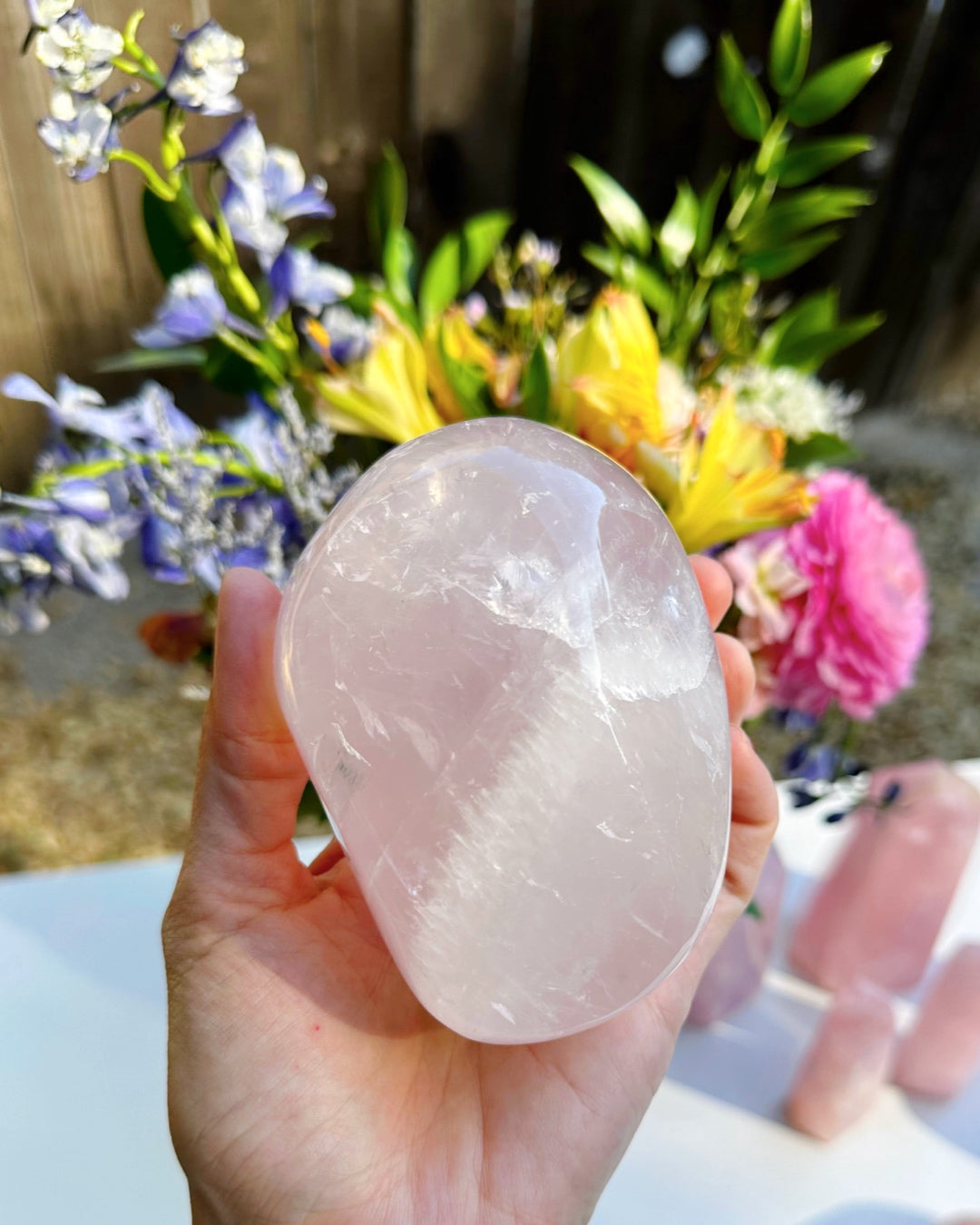 Rose Quartz Freeform - C