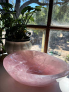 Large Rose Quartz Bowl Baltic Mermaid