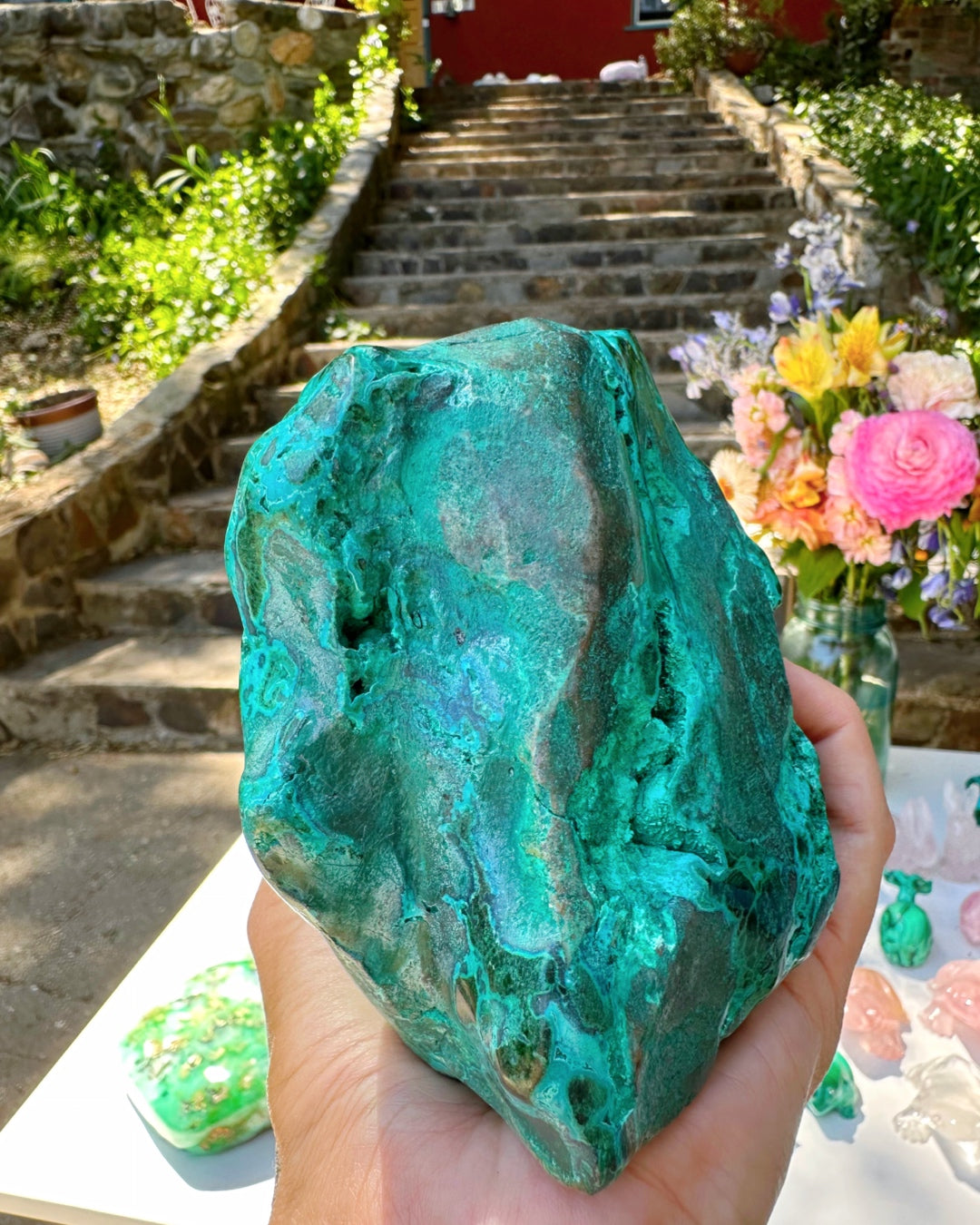 Chrysocolla w/ Malachite - Baltic Mermaid