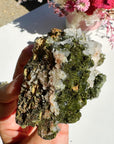 Epidote Quartz Cluster