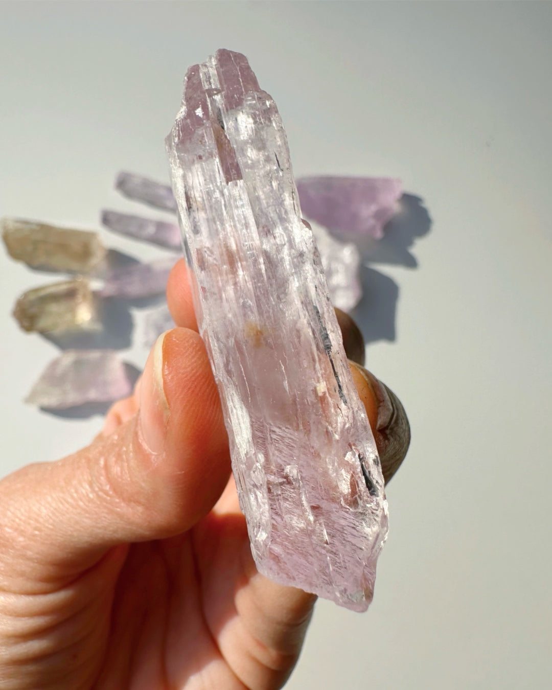 Raw Kunzite