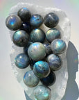 Labradorite Mini Spheres AAA