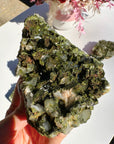 Epidote Quartz Cluster