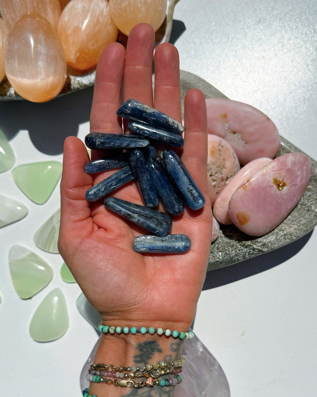Polished Blue Kyanite Blades - Baltic Mermaid