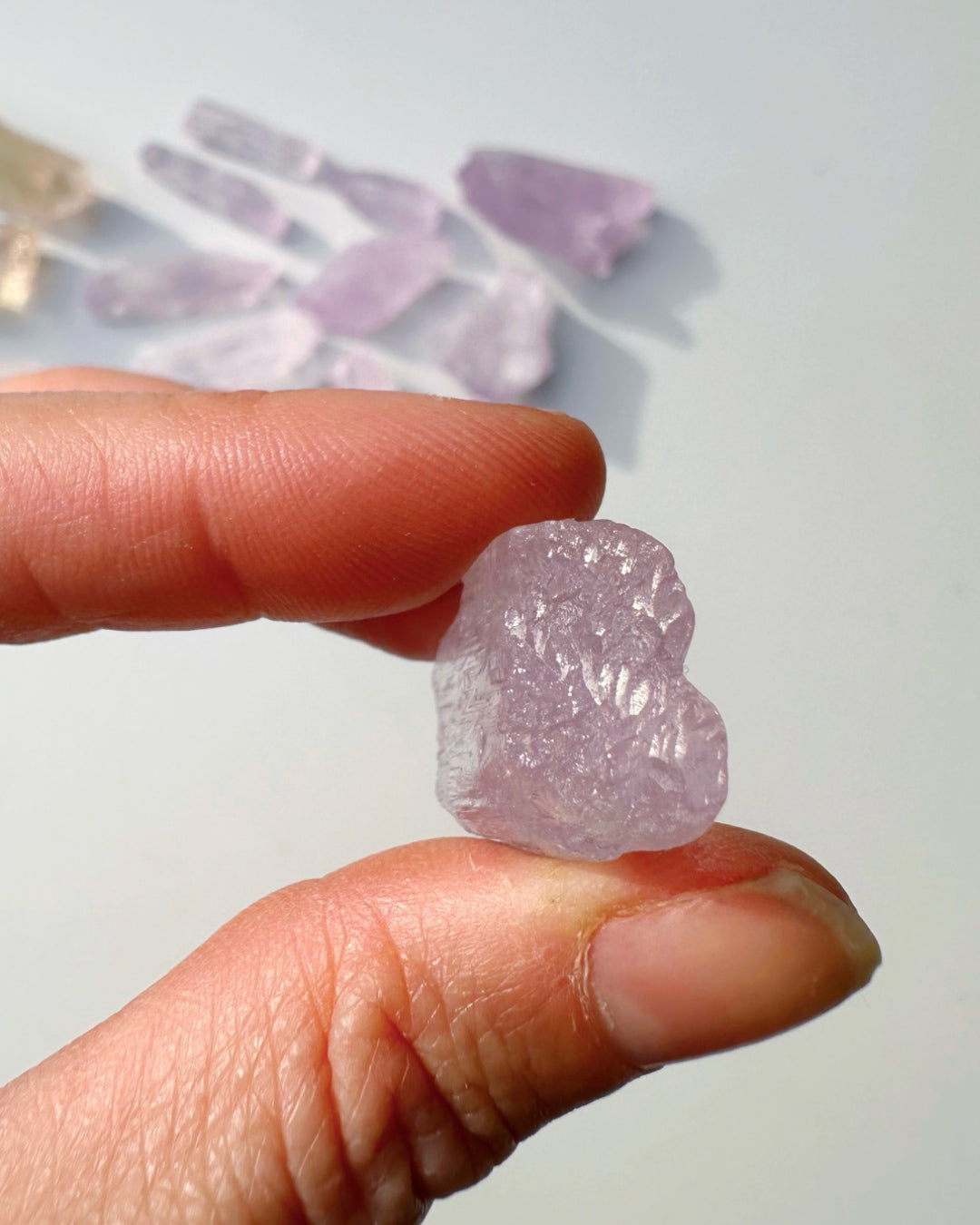 Raw Kunzite