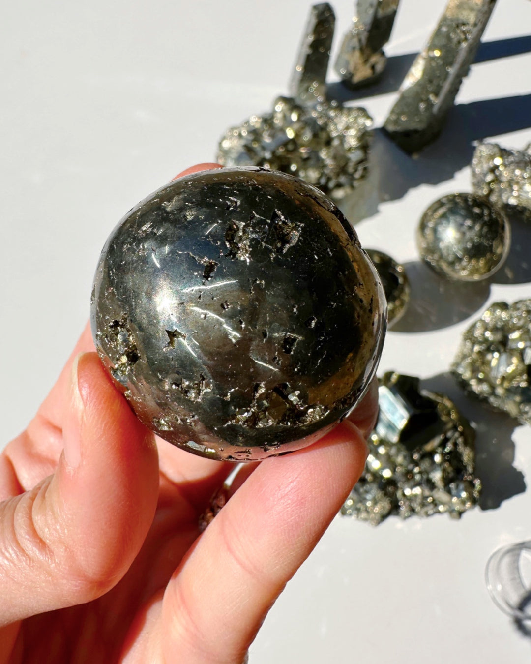 Pyrite Sphere - Baltic Mermaid