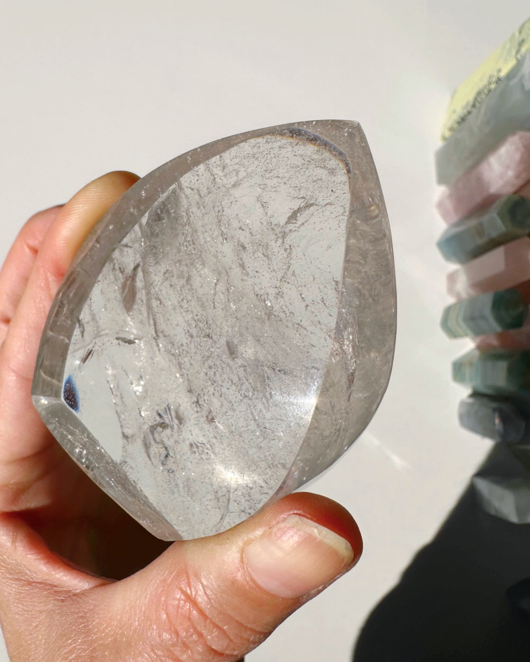 Clear Quartz Flame - Baltic Mermaid