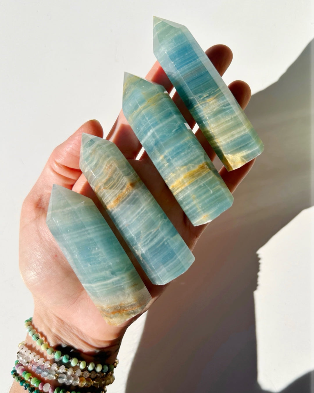 Blue Calcite Towers - Small - Baltic Mermaid