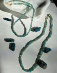 “Frankie” - Blue Apatite Gemstone Candy Necklace