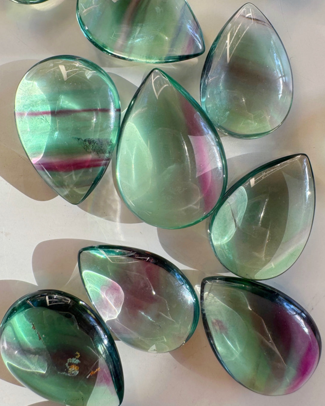 Fluorite Teardrop/Pear Shape - Old Stock - AAA - Baltic Mermaid