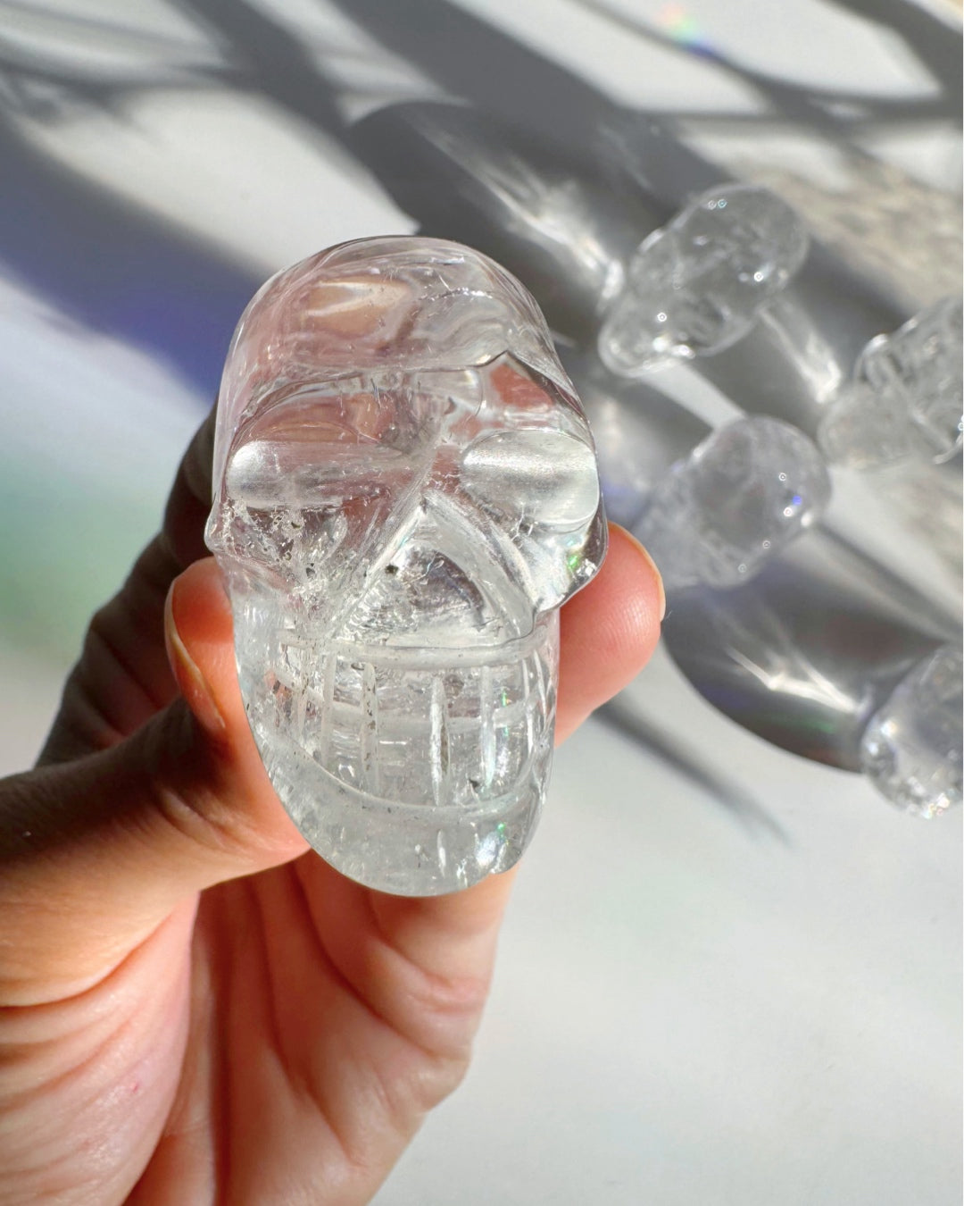 Clear Quartz Skull - Baltic Mermaid