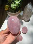 Large Rose Quartz Pebble Baltic Mermaid